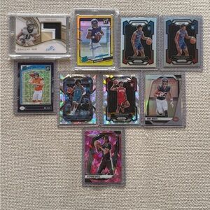HIGH END ROOKIE CARD LOT (9) AUTOS, PARALLELS, AND MORE